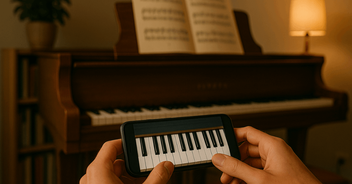 Turn Your Phone into a Piano: App That Teaches You to Play