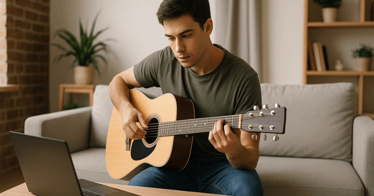 Learn Guitar at Home With This App: Easy Lessons for Beginners
