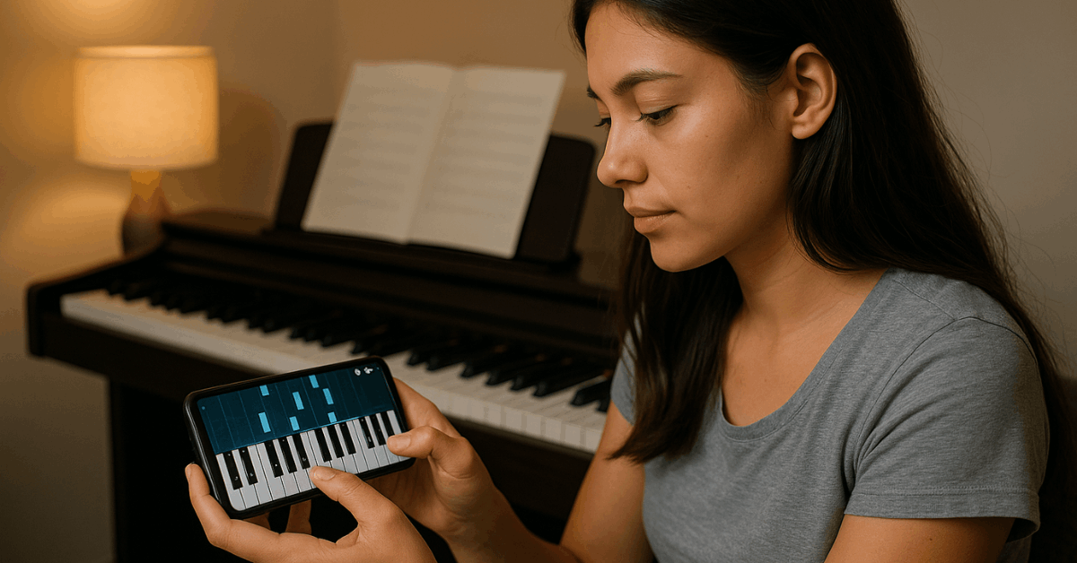 Turn Your Phone into a Piano: App That Teaches You to Play