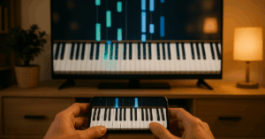 Turn Your Phone into a Piano: App That Teaches You to Play