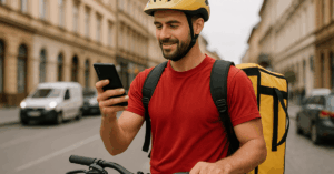 Courier Jobs in Europe: Food Delivery Application