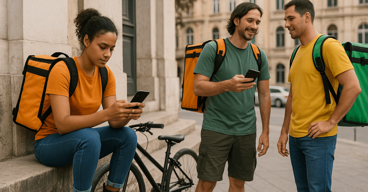Courier Jobs in Europe: Food Delivery Application