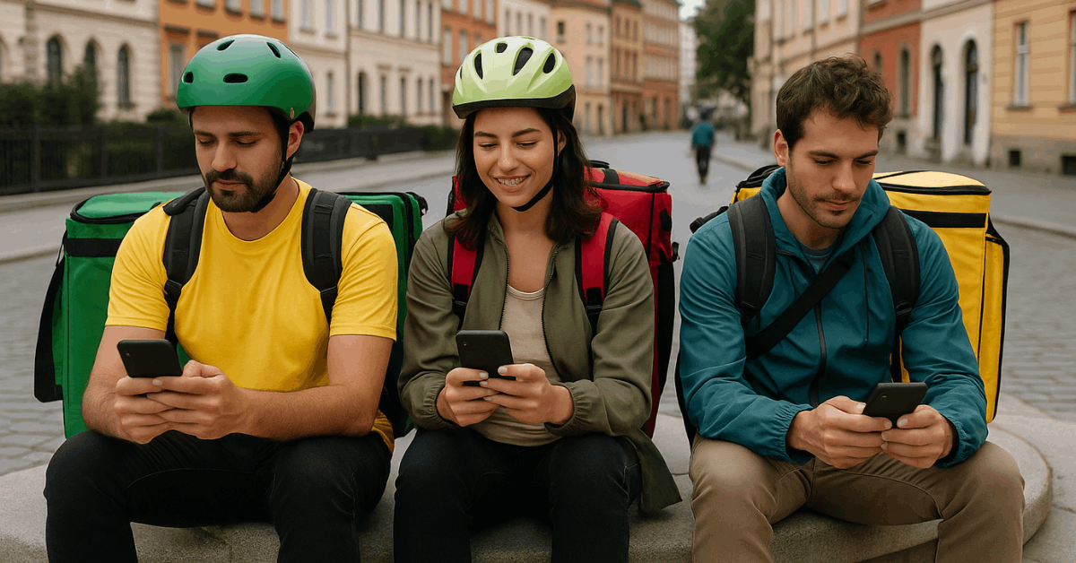 Courier Jobs in Europe: Food Delivery Application