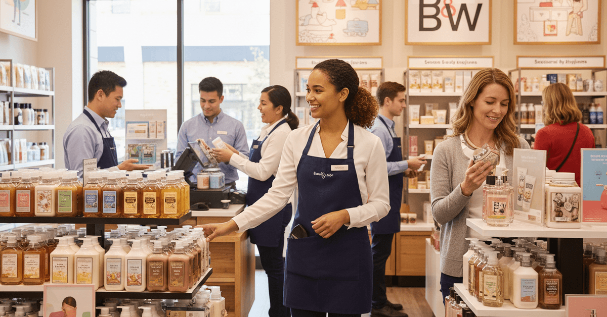 دليل التقديم على وظائف Bath & Body Works: خطوات التوظيف، معلومات الرواتب والمزايا